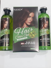 Lichen Hair Color Gel Dark Brown 1000ml - YehChez.pk